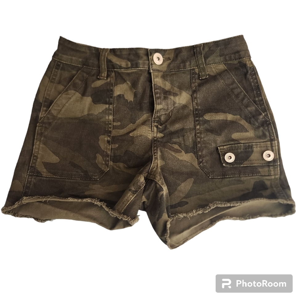 Camo Jean Shorts